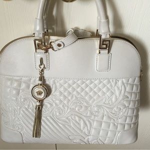White Versace Bag